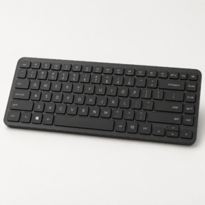 6650ce7b-645c-4794-b019-eee2f65f5e9d Wireless keyboard with a matte black finish