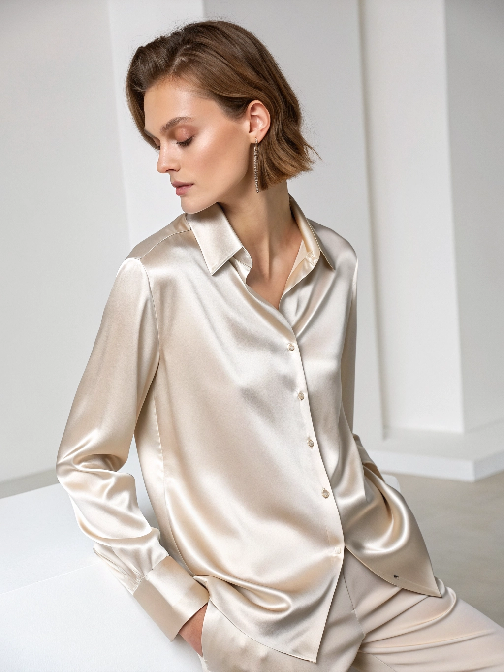 Fluid Satin Shirt